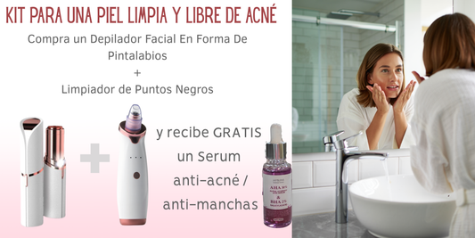 Kit para una piel limpia y libre de acné