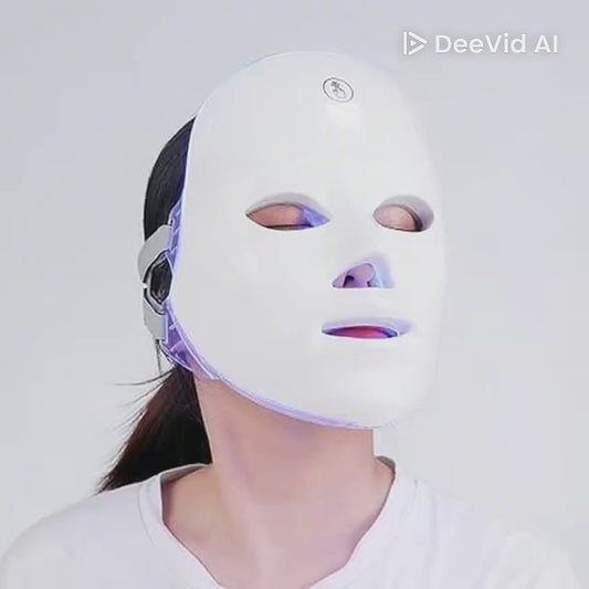 Mascarilla LED Facial Profesional – Terapia de Luz Rejuvenecedora Anti-Edad y Blanqueadora